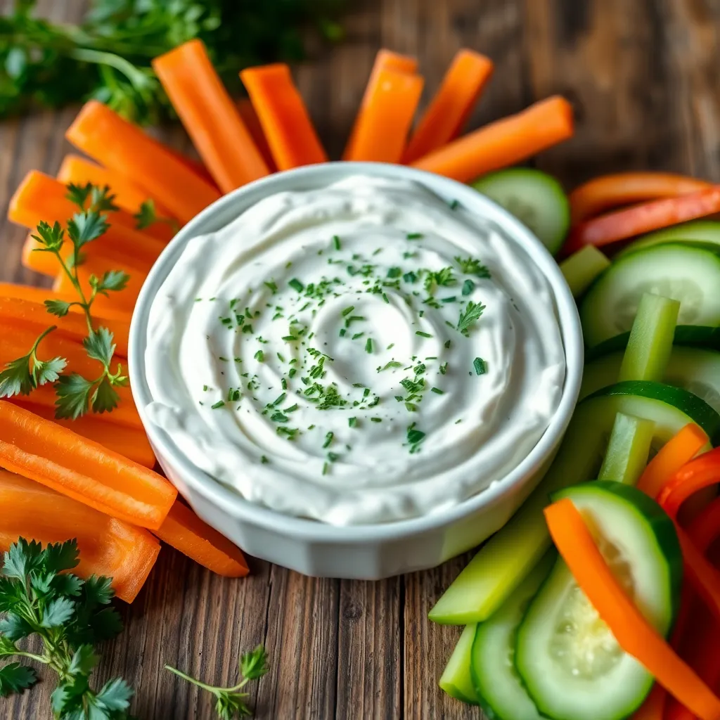 Yrtti-kermaviilidippi